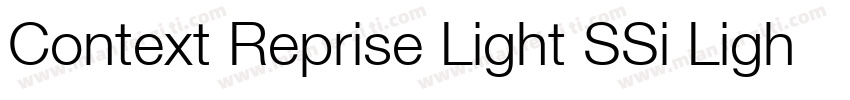 Context Reprise Light SSi Light字体转换